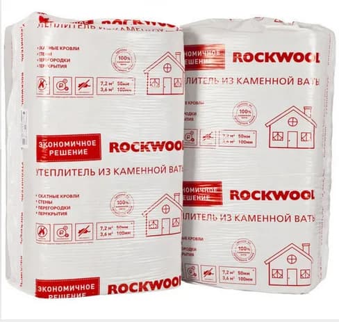 Утеплитель Rockwool Эконом 1000*600х50мм (24)