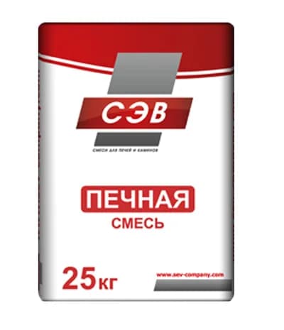 Смесь печная мешок 25 кг, СЭВ